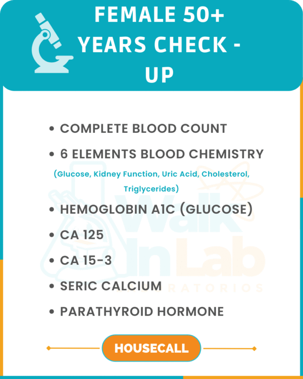 FEMALE 50+ YEARS CHECK UP