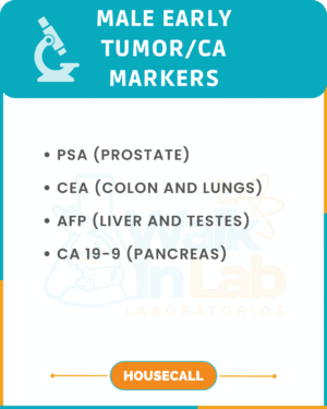 MALE EARLY TUMOR MARKERS