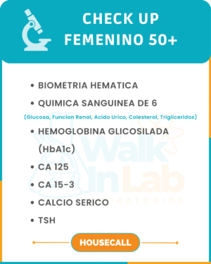 CHECK UP MUJER 50+ AÑOS